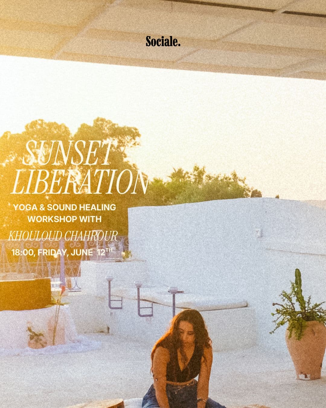SUNSET LIBERATION with Khouloud Chahrour - Sociale Sidi Bou Said